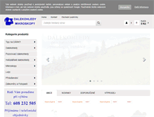 Tablet Screenshot of dalekohledy.com